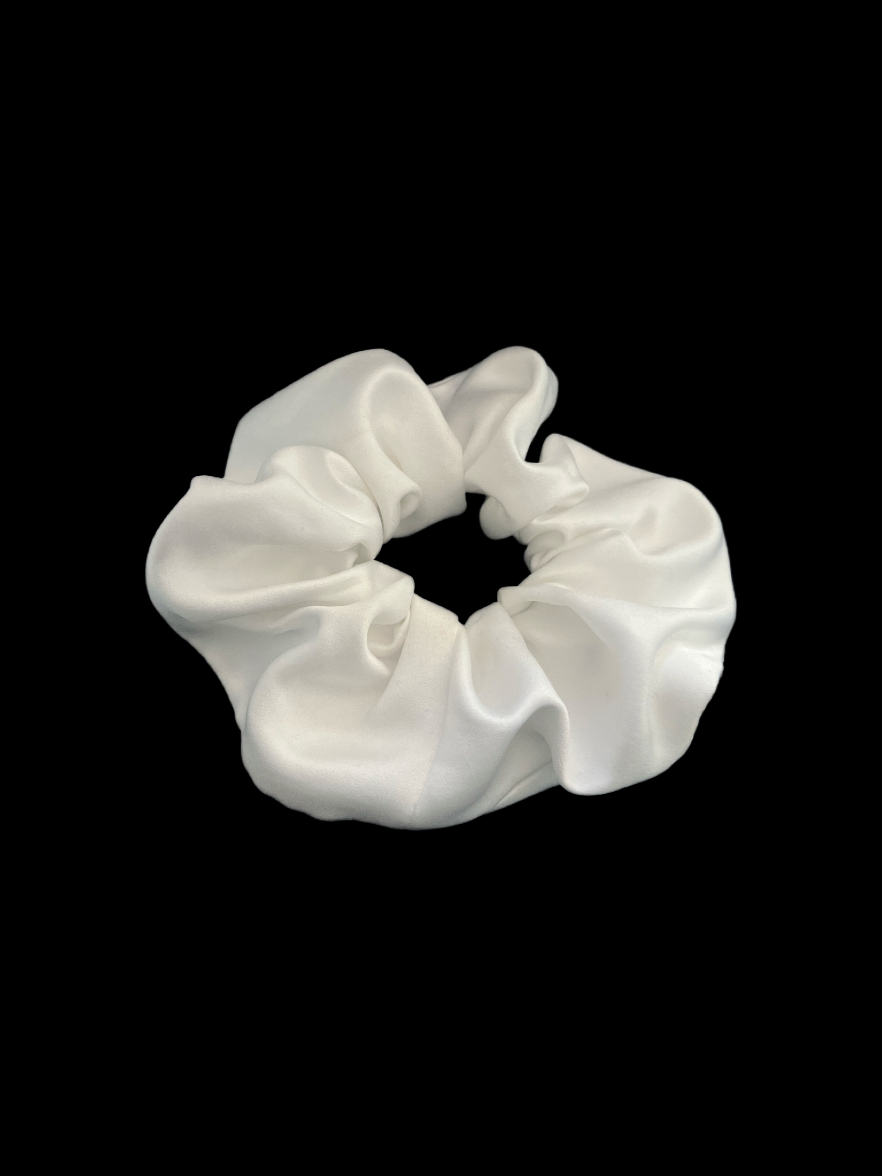 Lys – Chouchou en satin blanc